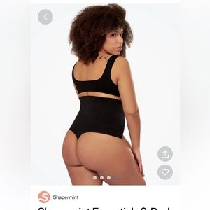Shape wear thong black 3x